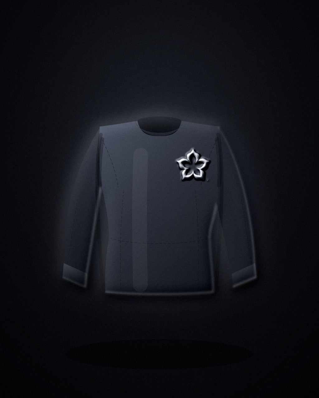 Bloom Compression Shirt — Noir