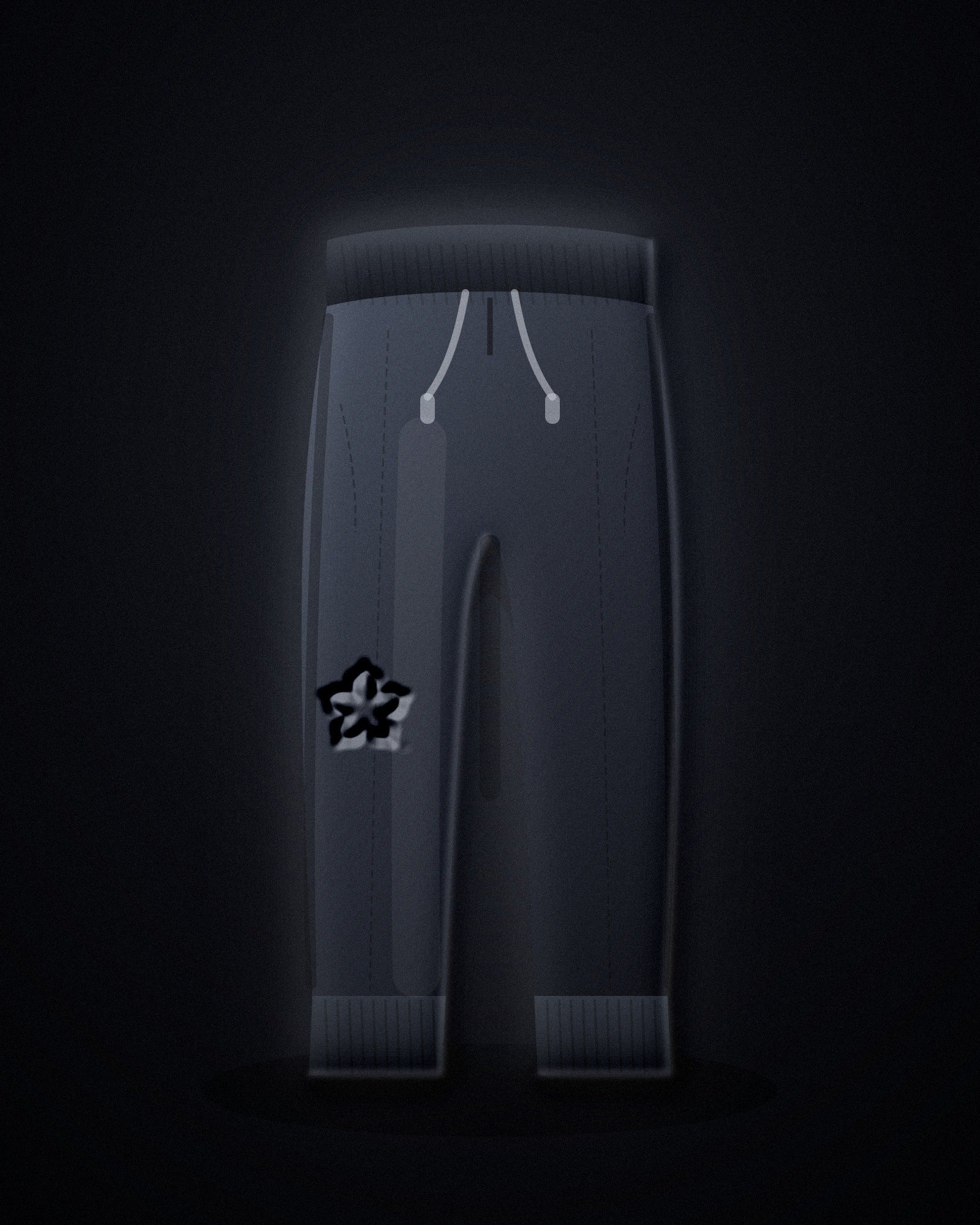 Bloom Sweatpants — Noir